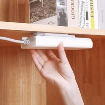 정리왕 방 거실 베란다 정리 홀더 전원 스트립 벽 확장 소켓 접착식 정리 자체 고정 보호기 서지 장착, 한개옵션1, 한개옵션0