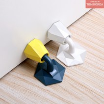 티비엠코리아 홀드 바닥 방문 도어스토퍼 1+1 무타공 문콕방지, 옐로우블루+옐로우블루