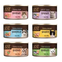 ANF 고양이 캔 24개 1박스 간식캔 7가지옵션선택, 참치게맛살캔