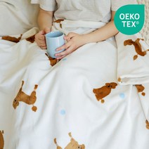 아이자리 유아용 밍크 극세사 담요 소형(100 x 75cm), 초코송이