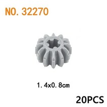 MOC 기어 액슬 코어 세트 45300 액세서리 빌딩 블록 호환 Wedo 2.0 부품 92013 71321 70905 어린이용 기술, [40] 32270