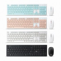 TG삼보 무선 키보드 + 마우스 + 키스킨 세트, TG-KM400GS, 핑크, 일반형