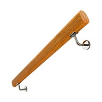 계단 핸드레일 벽부형 손잡이 스테인레스 다용도 복도 난간 유치원 학교 안전바 원목, 80cm