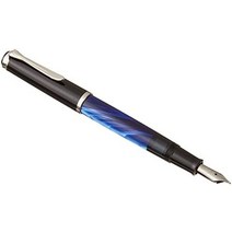 만년필 축하 선물 입학 졸업 펠리컨 만년필 ef 극세자 대리석 블루 클래식 m205 흡입식 정규 수입품 일본 직배송, 단품, 펜촉 b 굵게