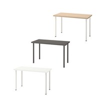 이케아 LAGKAPTEN ADILS 락캅텐 아딜스 책상 1200 (094.167.59), 색상:화이트오크+화이트