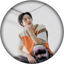 BOYNEXTDOOR KPOP 배지 최신 앨범 WHO! 컨셉 포토 라운드 브로치 핀 미러 키체인 가방 펜던트 리우 재현 팬 선물, Mirror Keychain, SUNGHO 4