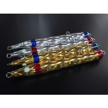 KS컴퍼니 미러 홀로그램 봉메탈 왕대구 메탈지그 지깅 대구메탈 350g 400g 450g, 450g(21파이), 골드레드(1개입)