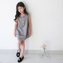 Daisy jewelry onepiece 데이지 보석 원피스 (그레이)