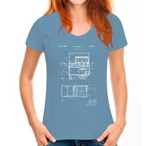 푸드트럭 커피트럭 가격 차 대여 스 전동 운반차 카트음식 카트 셔츠 판매 업체 선물 Taqueria 스트리트, 18 WoMen Haze blue_04 M