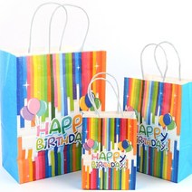 사위 여자친구 생일축하 선물 봉투 백 케이크포장, 제품선택, 대 - 도트