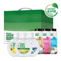 슈가버블 친환경세제 6종구성 선물세트, 1세트