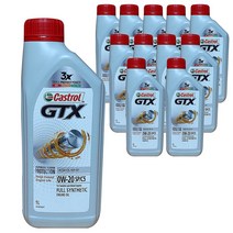 캐스트롤 GTX 합성엔진오일 0W-20 1L 12개 Castrol GTX Synthetic Oil