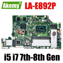 X99 메인보드 마더보드 CPU ACER A51551G A61551G 노트북용 LAE892P C5V01 I3 I5 I7 포함 7 세대 8 GPU GTX940 MX1304G, 5.4GB I78th Gen