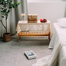 레이 사이잘룩 사각 카페트 거실 러그 물세탁 200x400.더와이_침구