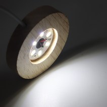 테라리움 화분 재료 우드 LED조명 2종 택1 이끼 어항조명 수초등 비바리움 램프, 백색 LED