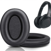 SONY 소니 국내배송 wh1000xm3 WH-1000XM3 이어패드 이어 쿠션 커버 패드 가죽 헤드폰 헤드셋 교체 스펀지 교체용 호환 캡, 전용 이어패드 1쌍(:2개), 소니 WH-1000XM3 전용 이어패드 세트