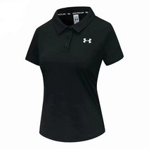 여성 골프웨어 골프티셔츠 슬림핏 속건조 카라 티 셔츠 1-108553