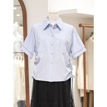 [AK수원점] [오조크] (FORMCBA507P) 옆선 스트링 블라우스