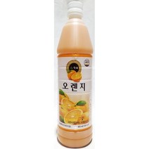 업소용 카페 음료 재료 식자재 오렌지원액 835ml, 1
