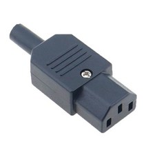IEC320 C14 C13 전기 AC 소켓 3 암 수 인렛 플러그 커넥터 3 핀 소켓 마운트, 4