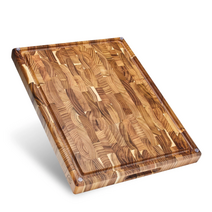 Sonder LA 엔드그레인 아티산 티크 원목 도마 서빙보드 부스블락오일