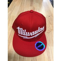 밀워키 전동 공구 정통 로고 조절 가능 자수 플랫 빌 캡/모자