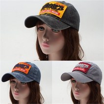 빈티지 워싱면 야구모자S809올렌도패치