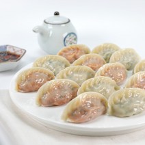 허만두 푸짐한 대용량 고기잎새만두 1.4kg + 김치잎새만두 1.4kg, 단품