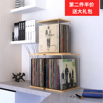 [EVENT 1+1 3일배송 ]인테리어 LP 거치대 수납함 레코드판 보관함 깔끔한 정리, 혼합색상, 1개