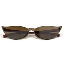 여름 고양이 눈 무테 선글라스 여자 투명 선글라스 여자 멋쟁이 사탕색 UV400 안경 Oculos De Sol