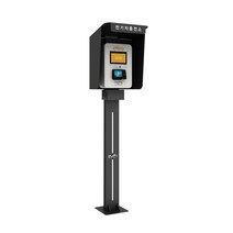 전기차충전기 스탠드 커버 완속충전기 캐노피 7kw 14kw, 블랙
