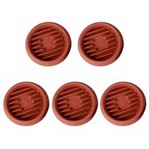 거실 꽃 화분 5pcs 내구성 원예 라운드 플라스틱 분재 홀더 기본 재배자 드립 트레이, 레드-엘, Red-L