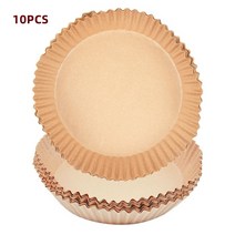 일회용 에어 프라이어 양피지 라이너 방수 종이 트레이 비 스틱 베이킹 매트 오븐 액세서리, 01 10PCS