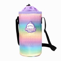 몰랑 홀로그램 물병파우치 물통주머니 물병가방, 퍼플