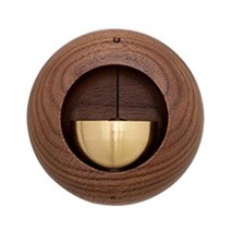 차임벨 무선 우드 자기 바람 종소리 나무 초인종 상점 주인 벨 입구 경고 windbell 가정용 냉장고 문 장식, 검은 호두, 기준
