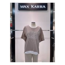 [막스카라] W몰 자수 루즈핏 블라우스 M12QWB380MEE1