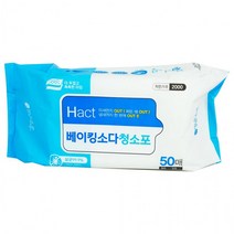 맑은하루 베이킹소다 청소포 50매 30cm x 20cm 물걸레 물티슈