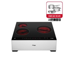 [전국무료설치기사방문] SK매직 3구 빌트인 매립형/스탠드형 전기레인지(하이라이트) ERABT300M, ERABT300 스탠드타입(외함 8cm)