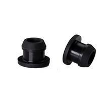 2.5mm-14mm T 형 플러그 커버 스냅 온 가스켓 블랭킹 엔드 씰 스톱퍼 블랙 솔리드 실리콘 고무 캡, 26 A 16mm_01 Black_04 8pcs
