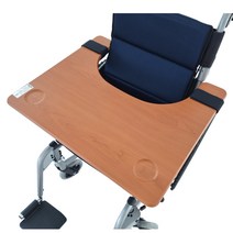 메디타운 휠체어 나무식탁 컵홀더형 (MDHE86000012)