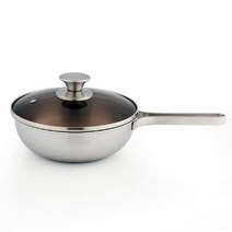 퀸센스 베로나 통5중 IH인덕션 스텐냄비 편수웍20cm