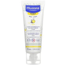 Mustela 유아용 너리싱 페이스 크림 콜드크림 함유 건성용 40ml(1.35floz) 2팩