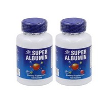 Nuhealth 슈퍼 알부민 100정 2병 배송 / Nuhealth Super Albumin 500mg, 2개 배송, 100 정