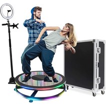 360카메라 짐벌 유튜브 휴대용 회전 슬로우 모션 스핀 카메라 셀카 플랫폼 스탠드 394 인치 비행 케이스 360 포토 부스 기계