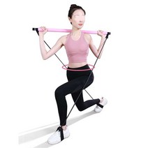 필라테스 뷰릿 집에서하는 가정용 도구 홈트 핑크, 필라테스 바 - 벚꽃가루 함유 발자취