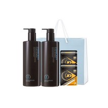 다이나믹블랙 남성화장품 2종세트 스킨 250ml+로션 250ml 주름개선+미백 기능성 남자 화장품, (추석 선물세트) 다이나믹블랙 남성 올인원 500ml