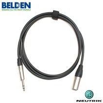 BELDEN 50974 & Neutrik 커스텀 TRS-XLR(M) 오디오 케이블 3미터 (BN-74TRSM03)