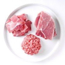 한돈 1+등급 다이어트 돼지고기 후지 뒷다리살 200g x 5팩 1kg, 다짐육(200g x 5팩)