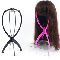 가발지지대 미용실가발 진열대 매대 전시용품, 색상, 핑크