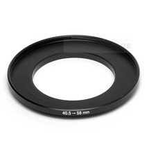 HR 필터 교환 업링 40.5mm - 58mm/렌즈 필터구경 40.5mm를 58mm로 늘려줌/스텝업링 40.5-58
